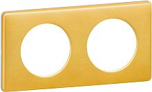 Рамка универсальная Legrand Celiane 2-м. металл латунь картинка